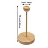 Crystal Ball Display Stand Egg Wooden Stable Baseball Sand Base Sphere Holder for