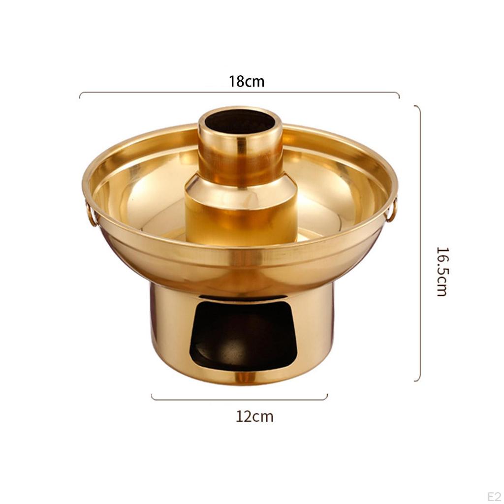 Chinese Pot Old Beijing Hotpot Non Sticking Camping Outdoor Convenient To Use Traditional