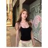 Sexy Hot Girl's Halter-Neck Tank Top Versatile Slimming Padded and Back-Highlighting Top for Women