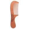Mens Wooden Styling Comb Brown Anti-Static Function Smoothly Untangles Beards Long Hair Handle Design Ideal Travel Everyday Use