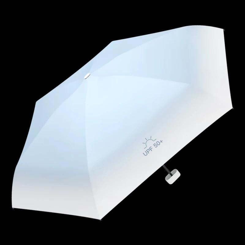 Easily Compact Six-Fold Gradient Sun & Rain Umbrella