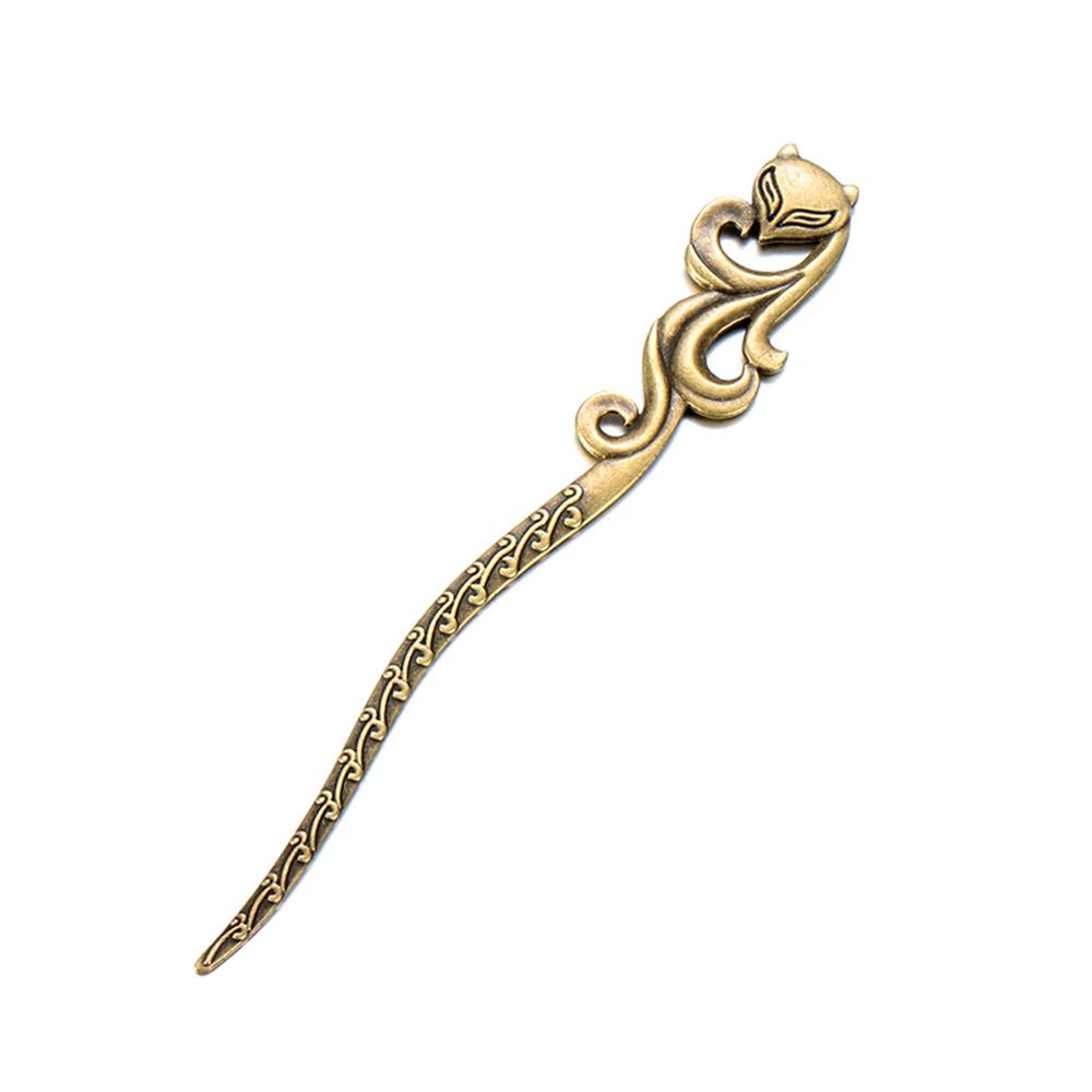 Gebogene Mode Haaraccessoires Styling Werkzeuge Vintage Metallisch Bronze Haarnadeln Vintage Haarstäbe Haarspange Haarnadel