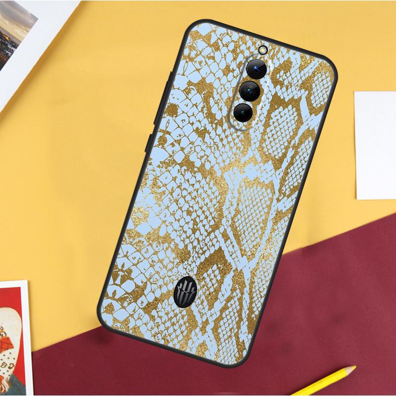 Snake Skin Case For ZTE Nubia Red Magic 11 Pro 9 8 8S 9S 10S 10 Pro Plus 6R 6 7 6S 7S Pro 10 Air Cover