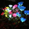3/1Head LED Solar Simulation Sunflower Lights Garden Yard Lawn Night Lights Landscape Lamp Home Decoration Flower Light