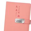 Confidential Notebook with Security Mechanism, Leather Journal Locked By Code