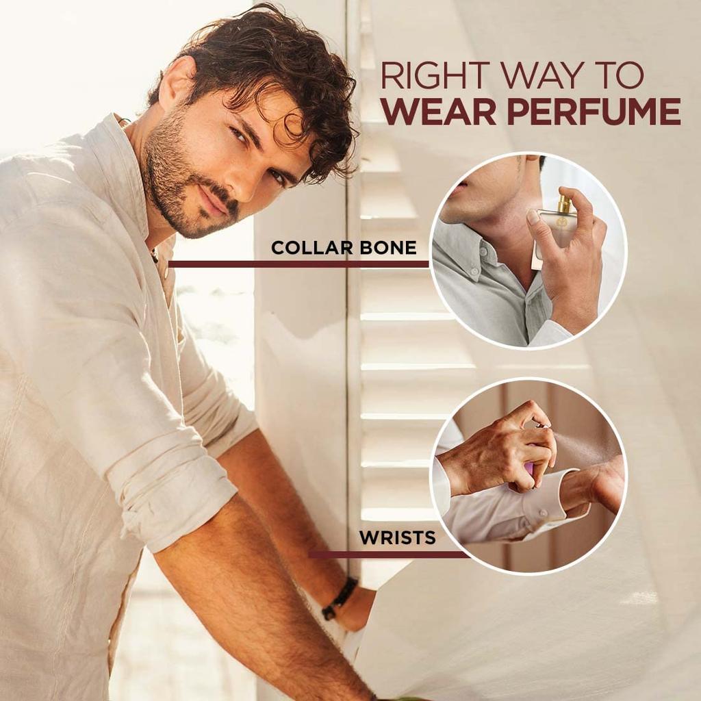 The Man Company Perfume Gift Set for Men - 50ml* 2 | Long-Lasting Fragrance | Luxury Combo Set for Him | Gift Set for Him | Musky & Woody