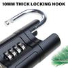 Heavy Duty Combination Padlock Waterproofs 4 Digit Padlocks Outdoor Safely Code Lock Weatherproof Gym Locker Lock