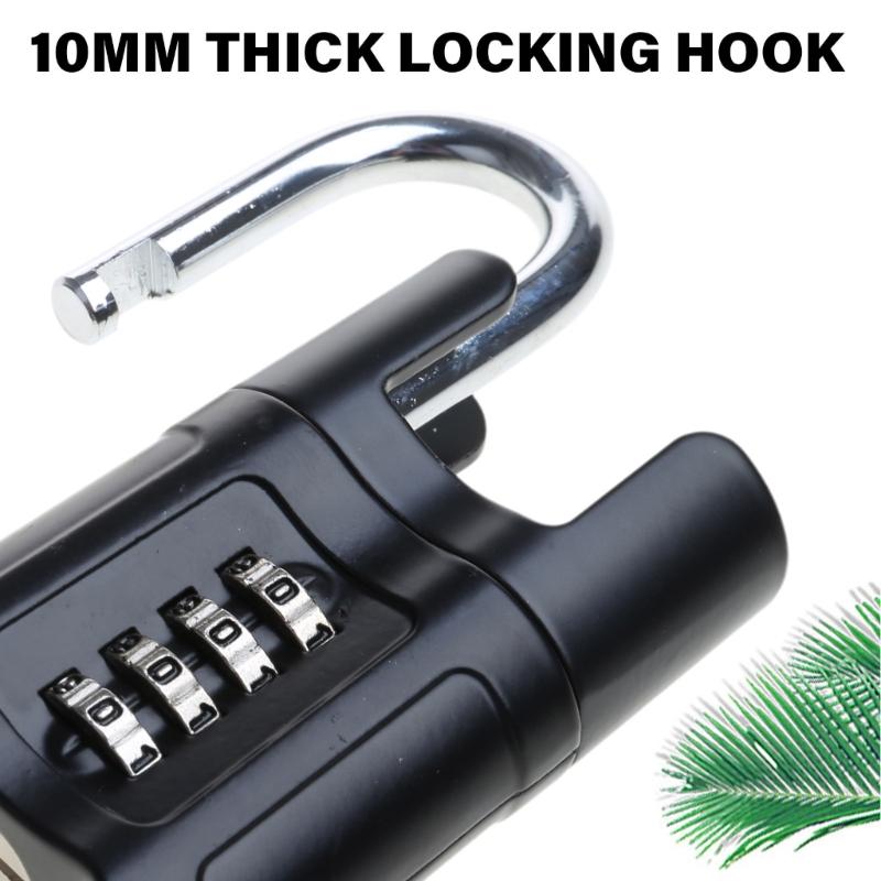 Heavy Duty Combination Padlock Waterproofs 4 Digit Padlocks Outdoor Safely Code Lock Weatherproof Gym Locker Lock