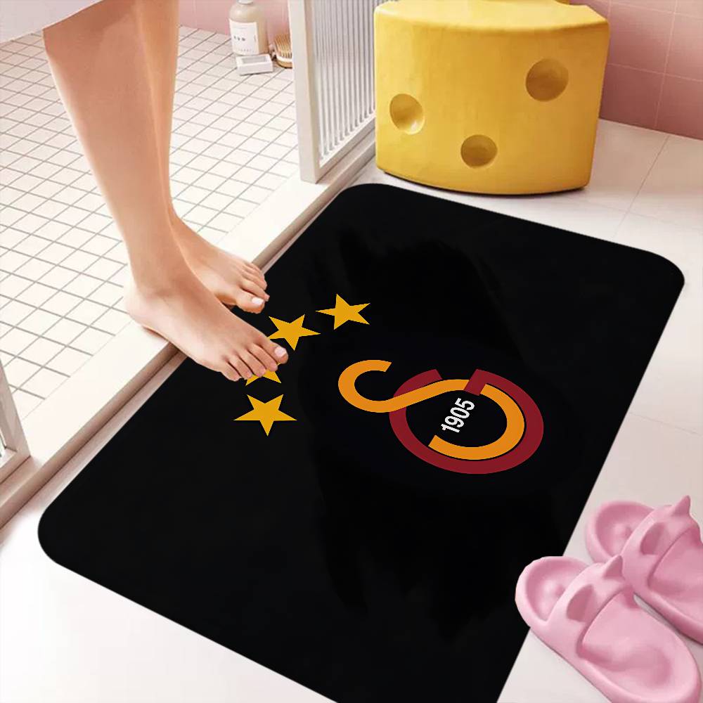 G-Galatasaray Vivid Door Mat Cheaper Anti-slip Modern Living Room Balcony Printed Bedside Mats