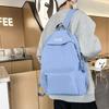 Backpack Female Junior High School High School Student School Bag Ins Japanese Simple Versatile Large Capacity Travel Backpack Male