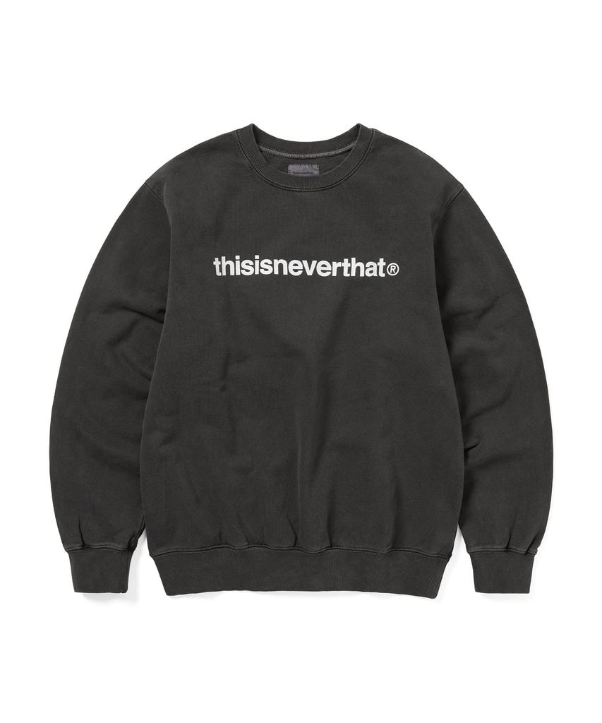 THISISNEVERTHAT T-Logo Lt Crewneck Charcoal