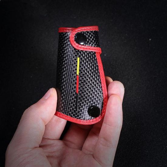 Carbon Fiber Car Remote Key Cover Case For Mercedes W204 W205 W211 W203 GLA GLK