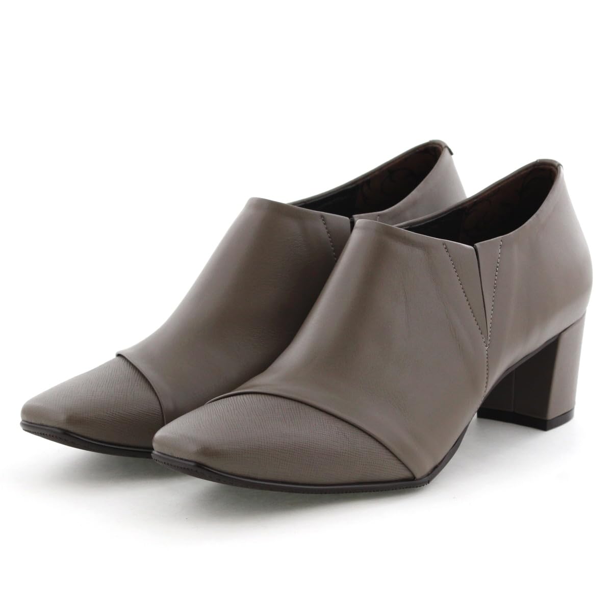 Туфли-лодочки Himiko с квадратным носом и боковыми вставками643302 Серый 230 26500₽