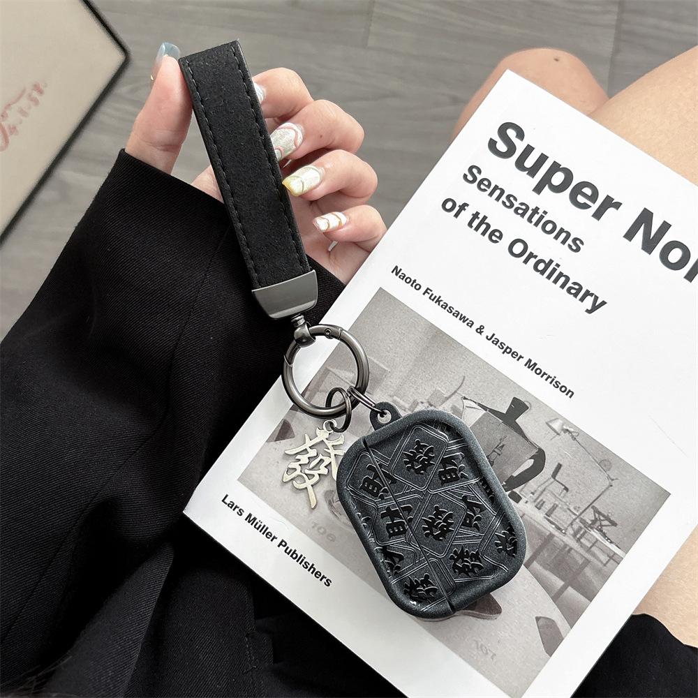 Fuzzy gray AirPods Pro1 generation Apple Bluetooth headset case 1/1/1 generation cartoon protective case
