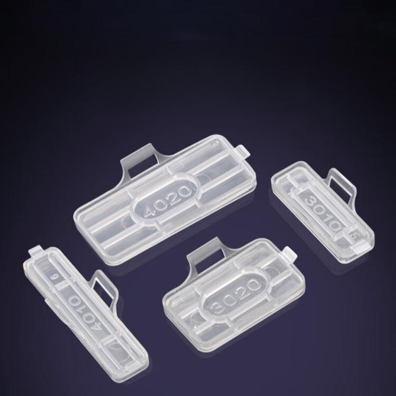 50Pcs Transparent Wire Sign Name Holder Display Identification Seal Case Plastic Cable Tie Marker Tag Cable Label Tag Box