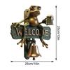 Interesting Durable Retro Welcome Doorbell Outdoor Frog Wind Chime Suitable for Porches Fences or Store Entrances