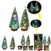 Mini Zeder Weihnachtsbaum mit hellen LED-Lichtern Kleiner Kiefern Tischweihnachts-Wohndekor