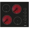 CATA - 604 HVI - Ceramic Hob - Black Color - 4 High Light Cooking Zones - 9 Adjustable Power Levels -