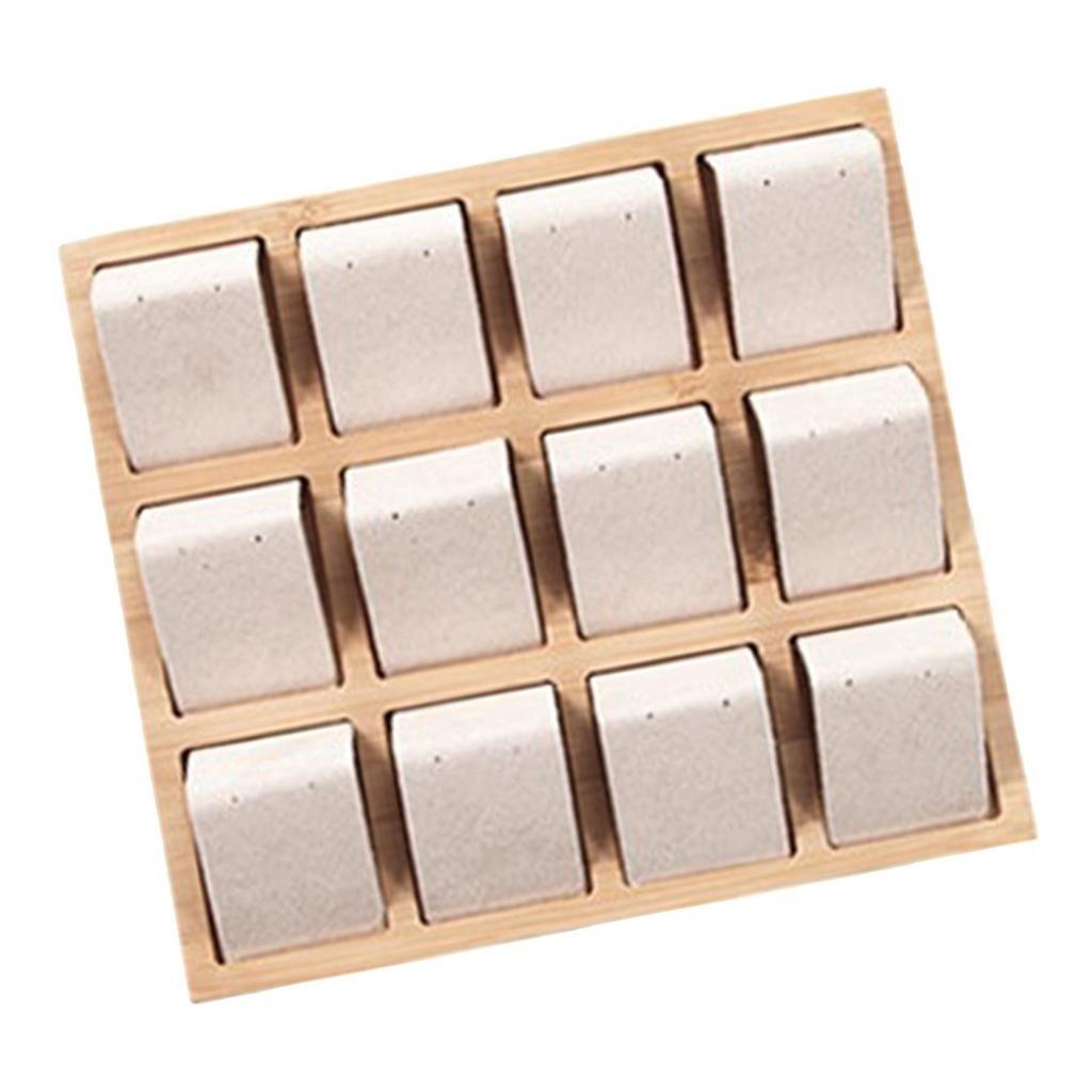 12pcs Earring Card Holder with Tray for Jewelry Accessory Display