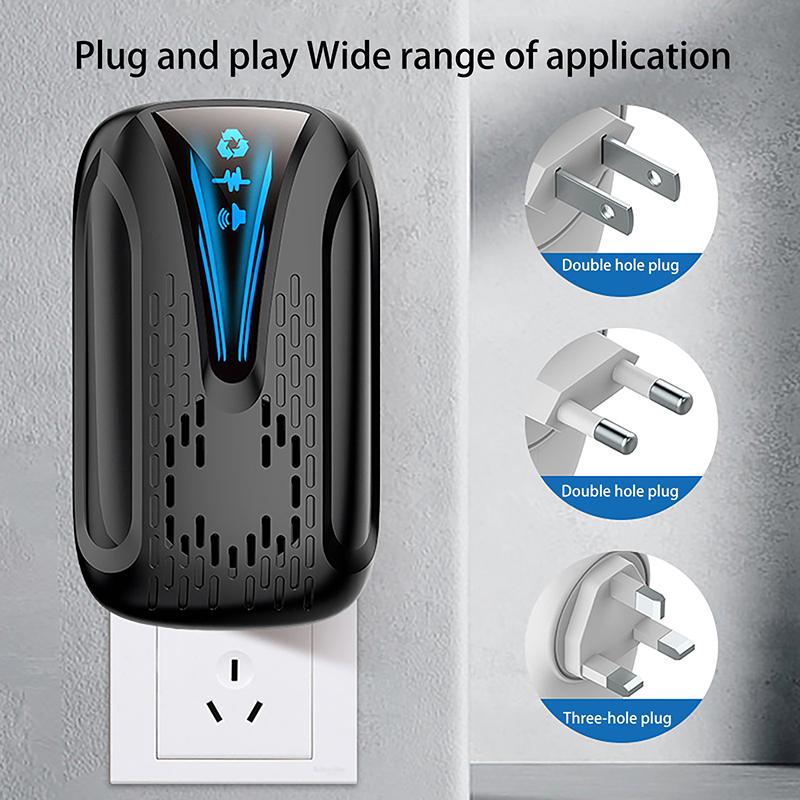 Ultrasonic Mosquito Repellent Ultrasonic Mouse Repellent Display Frequency Conversion Insect Repellent Cockroach Mosquito