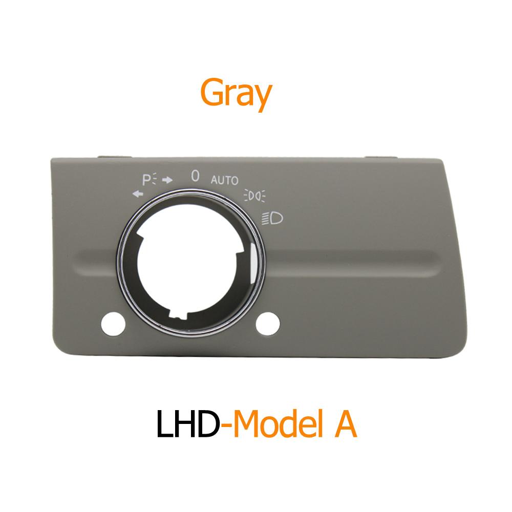 LHD RHD Interieur Auto Dashboard Koplamp Koplamp Schakelaar Cover Paneel Trim Voor Mercedes Benz W211 E Klasse 320 350 550 2003-2008