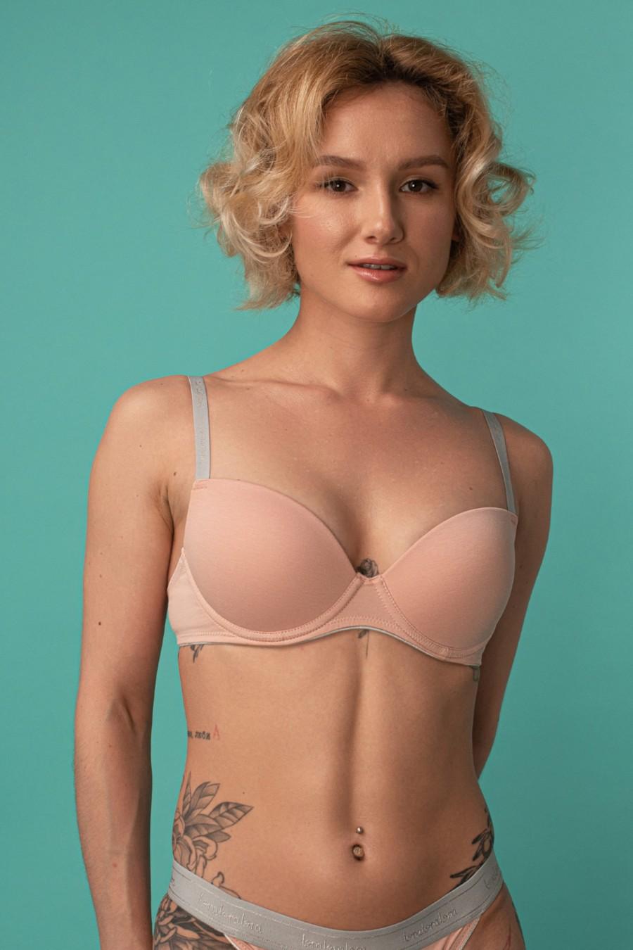 

Бюстгальтер push-up brabrabra (85306) 75D рожевий