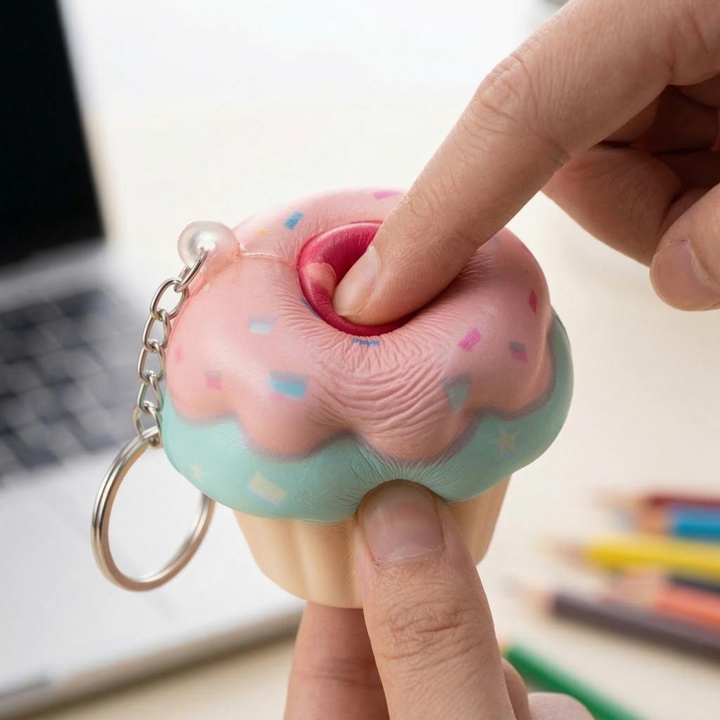 Ice Cream Shape Toy - Cute And Fun Ice Cream Designs Provide A Pleasant Sensory Experience For Stress Relief.( Random)