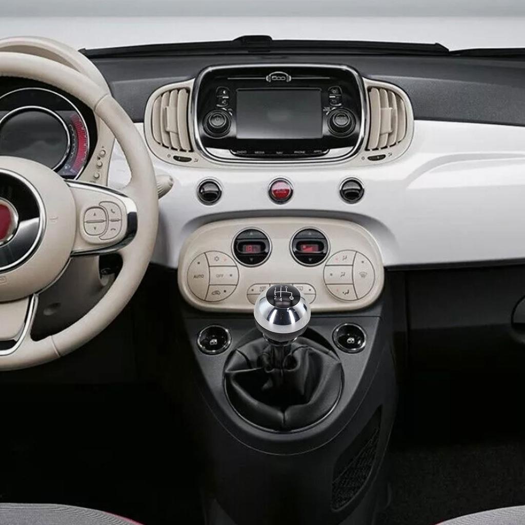 Replacement 5 Speed Gear Knob for Fiat 500 and 500C Models from 2007 To 2018