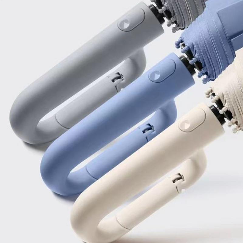 Windproof Umbrella Wind Proof Umbrellas Automatic Carabiner Handle Umbrella Compact Folding Umbrella Automatic Open And Close