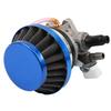 Carburetor Carb Carby + Blue Air Filter + Stack For 2 Stroke 47Cc 49Cc Engine Parts Mini Moto Kids Atv Quad Dirt Pocket Bike Min