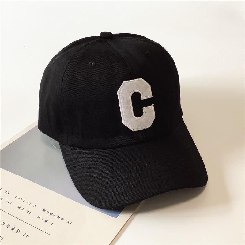 1pc Unisex C Letter Embroidery Baseball Cap,Soft Top Adjustable Casual Street Head Hats,Suitable for Daily Wear,Outdoor Sports