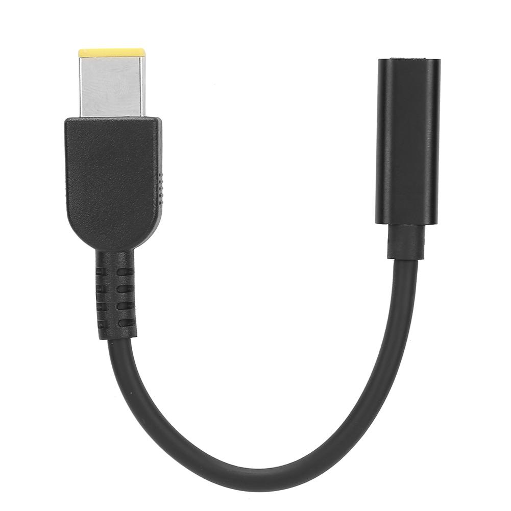 TypeC Female To DC Adapter for Lenovo Power Line Square Port 11 X 5.0mm Male Cable 17cm
