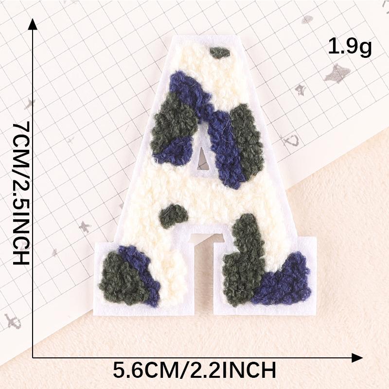 

Вышитое полотенце, вышитая ткань, этикетка, камуфляж, английский алфавит, руководство, аксессуары для самостоятельной нашивки, наклейка из ткани для вышивки Chenier A