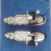 Exterior Door Handle for Toyota Land Cruiser LC100 Fj100 1997-2007, Accessories, Front and Rear, Left and Right silver