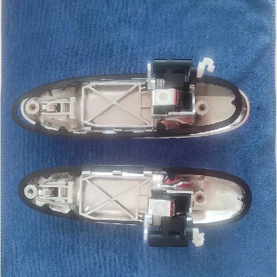Exterior Door Handle for Toyota Land Cruiser LC100 Fj100 1997-2007, Accessories, Front and Rear, Left and Right silver