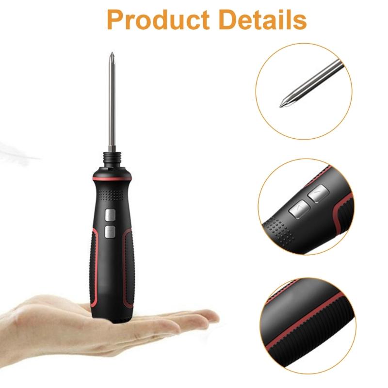 Electric Screwdriver Set 41 in 1 Cordless Screwdriver LED Shadowless Lighting Rechargeable for Household Repair