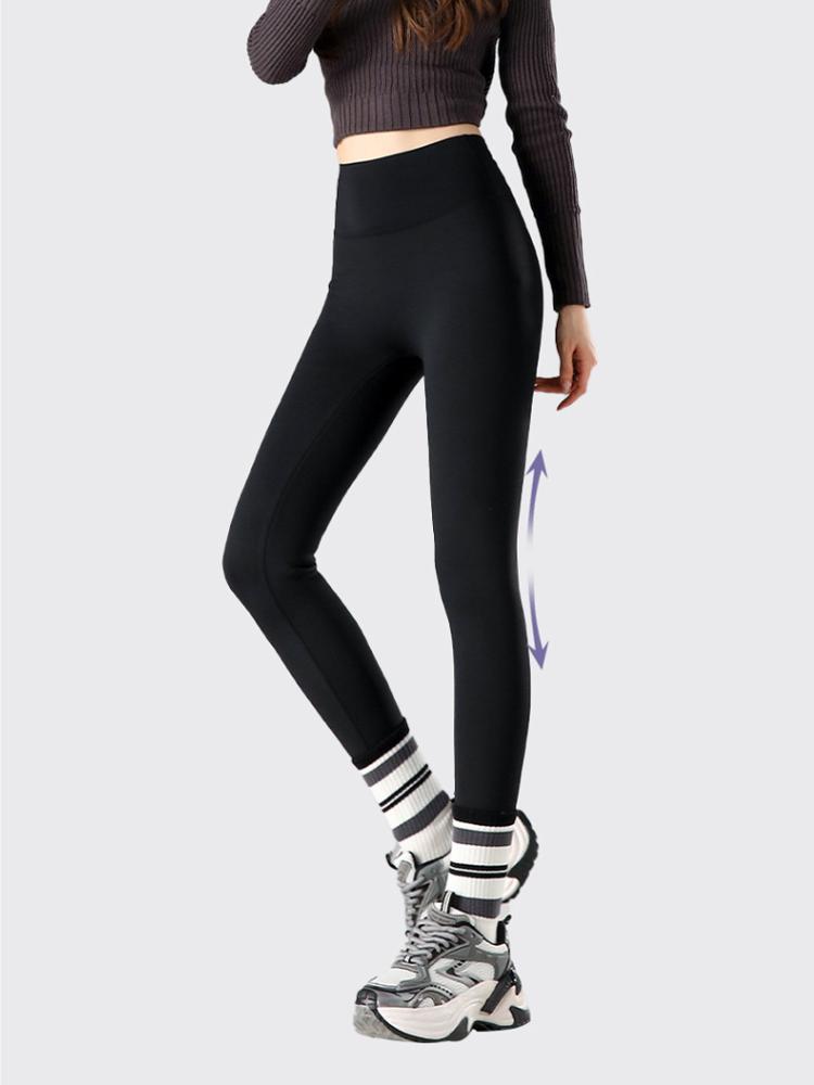 

Снежинка пух плотные брюки акулы леггинсы женские осень зима высокая талия эластичные утягивающие теплые флисовые брюки M чёрный