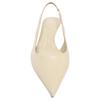 Zara Pu Elegant Open-Back Cat Heel Stiletto High Heels 5Cm Women high heels Light-Beige 12240510002