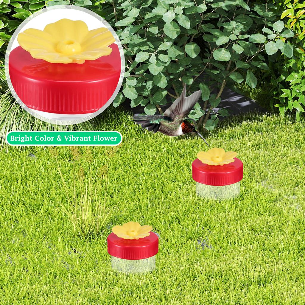 Flower Shaped Feeder Bird Feeder For Garden Yard Balcony Outdoor Bird Watching Decoration
