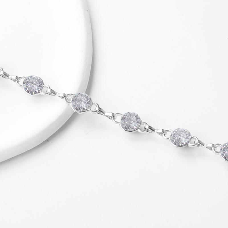 Fashionable Single-Layer Tassel Minimalist Style Rhinestone Waist Chain Women Body Chain Jewelry Clothing Accessories Gifts