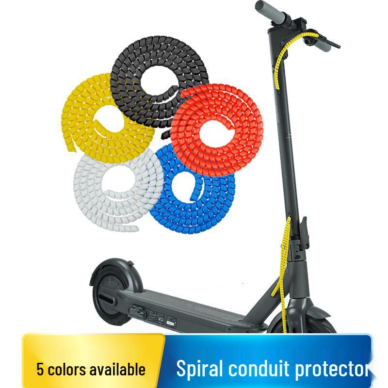 Electric Scooter & Motorcycle Cable Management Tube - Wire Insulation & Brake Cable Accessory