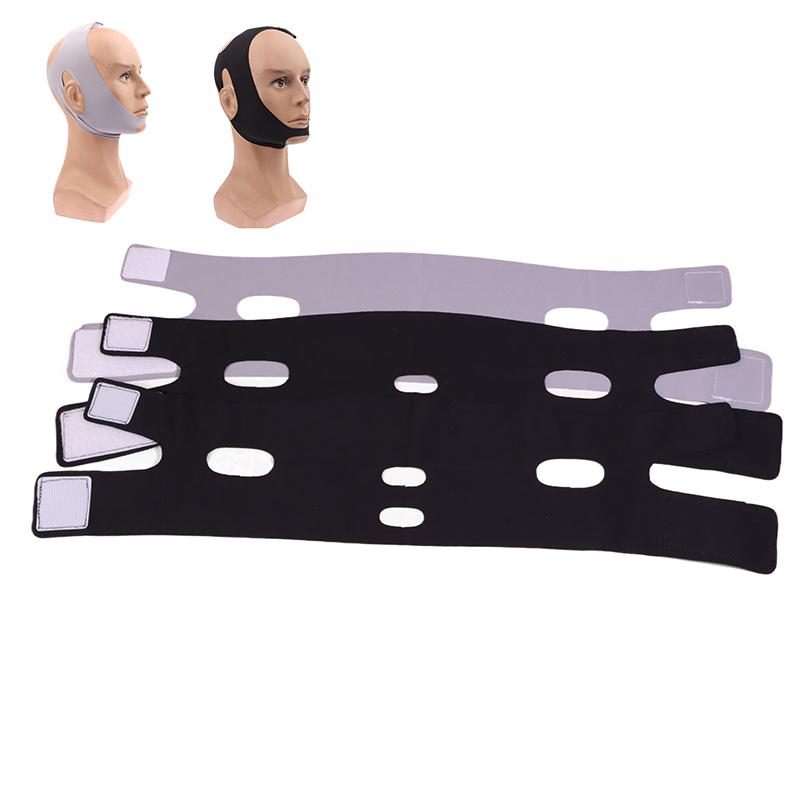 Vendaje adelgazante para mentón y mejillas para damas y hombres, moldeador en forma de V, mascarilla de estiramiento facial, banda antiarrugas, mascarilla para dormir, belleza