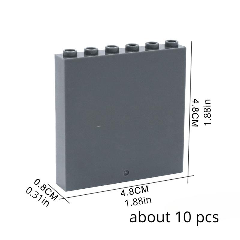 1x6x5 Window Glass Houses Wall Element 59349 Compatible Building Blocks Panel Assembles Accessories