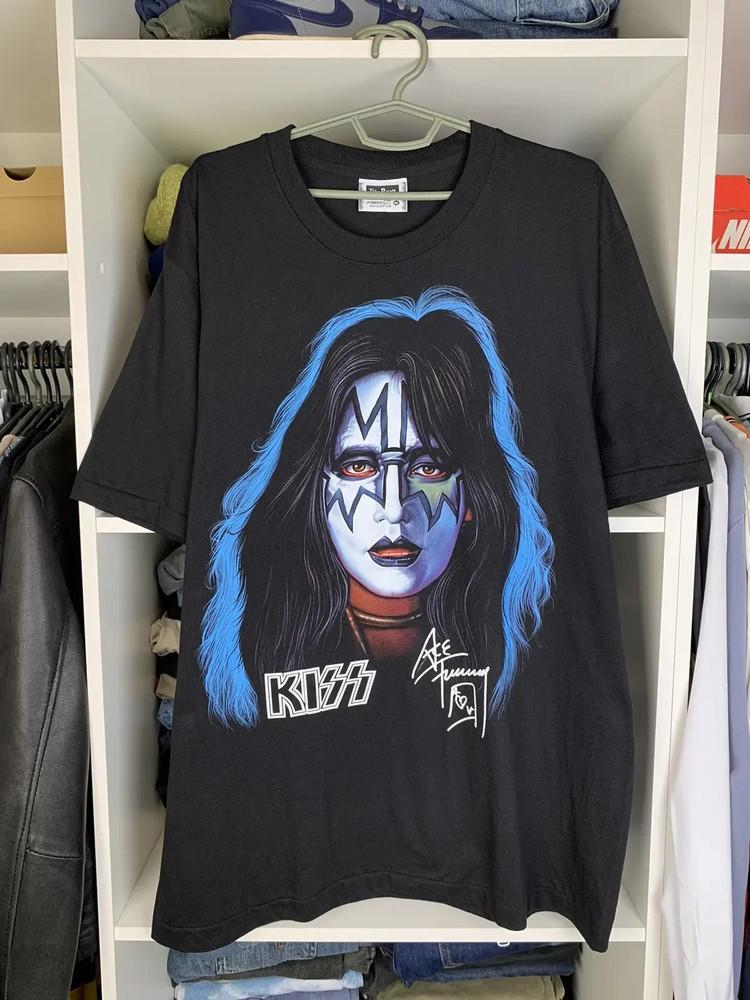 Ace Frehley KISSMAS SIGNATURE COTTON T SHIRT  Unisex T-Shirt XL