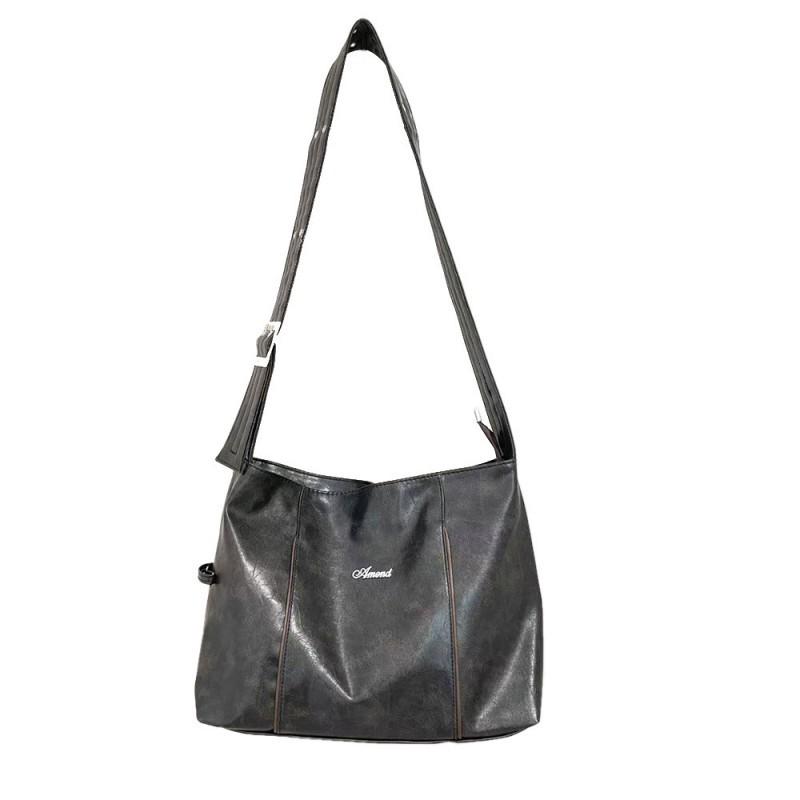 Vintage Bag Women 2026 New Large-capacity Tote Wide Shoulder Strap Design Commuting One-shoulder Cross-body