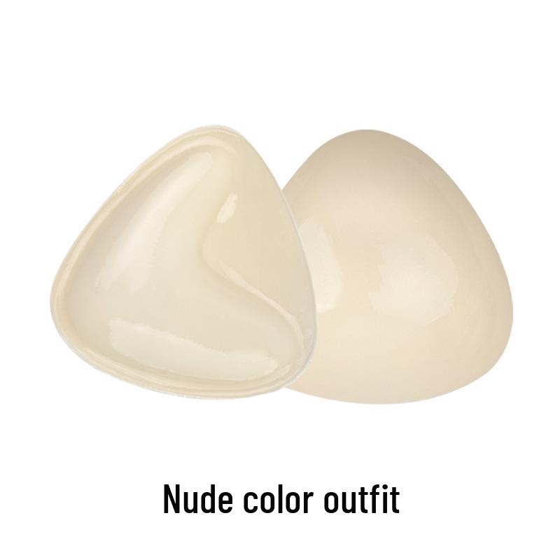 

Triangle Double-Sided Thickened Sponge Bra Pads: Enhancing Uplift, Invisible Bikini Silicone Breast Inserts. B