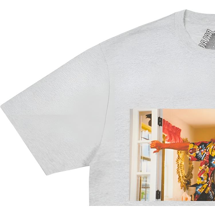 Palace Pal-Ace T-Shirt Grey Marl Unisex Tops P28TS172