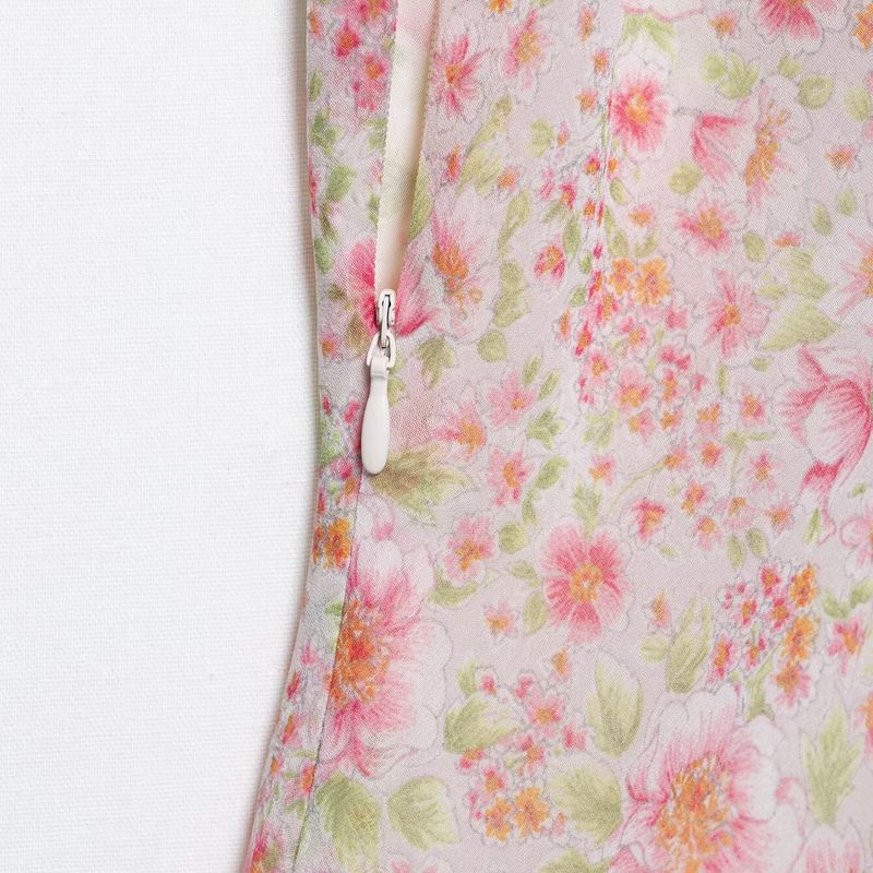 Kaslead New Arrival Women's Clothing Fashion Style Fashion Small Round Lapel Print Short Dress 2785039 644