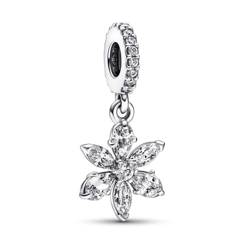 Pandora Shining Flower Sterling Silver Jewelry Accessories Women Accessories 792382C01 Box,Silver