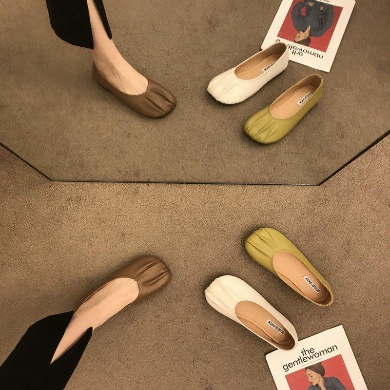 Plain Toe Loafers For Women With Soft Pu Insole Casual Spring Shoes